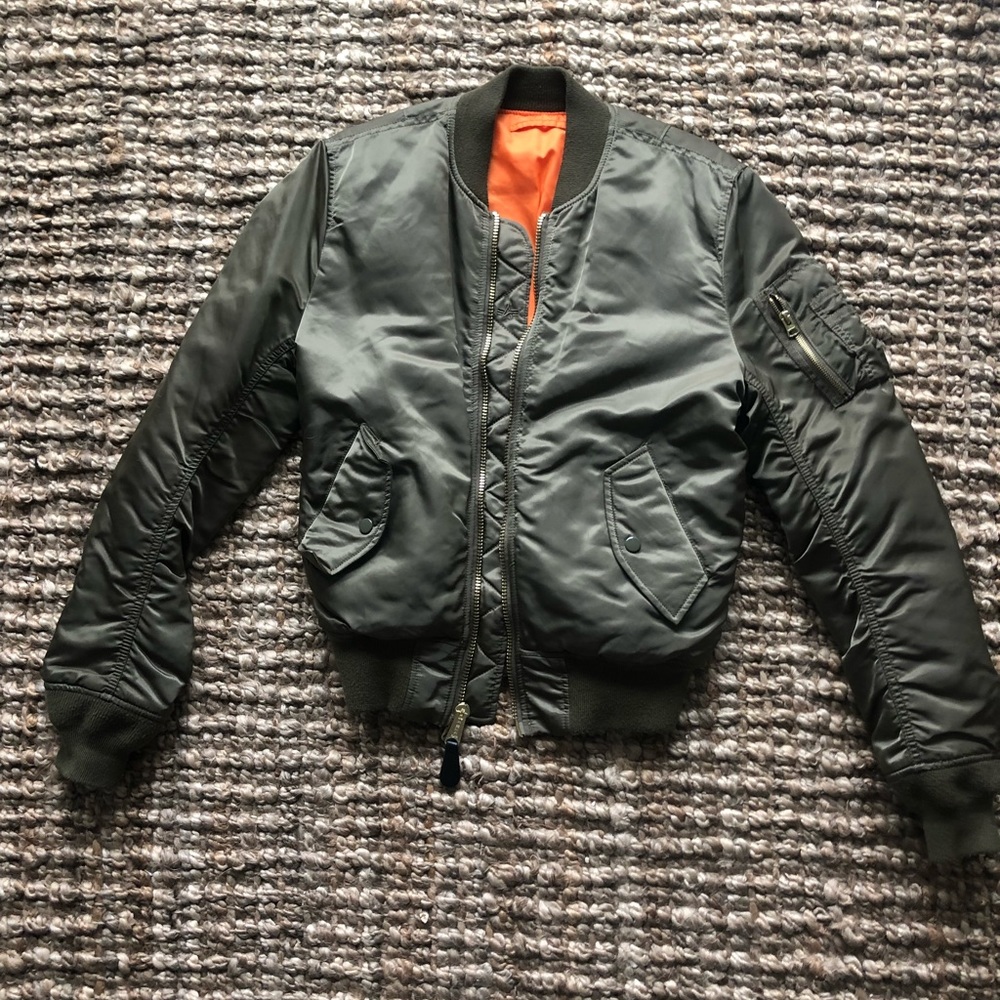 Alpha industries unisex bomber jacket.